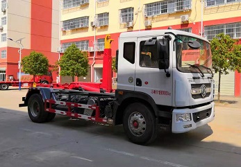 東風(fēng)12方單橋套臂式車廂可卸式垃圾車