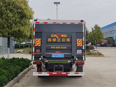 程力國六江淮密閉式桶裝垃圾車