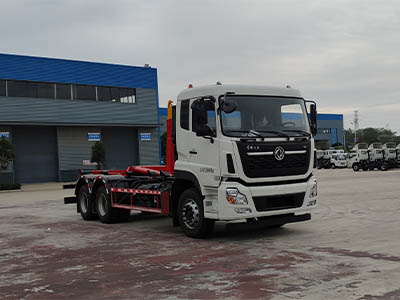 東風(fēng)天龍（拉臂）車廂可卸式垃圾車