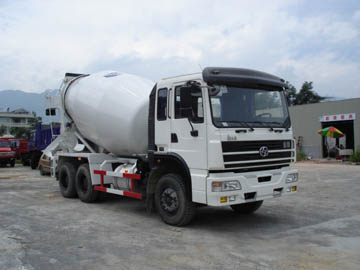 紅巖后八輪雙橋混凝土攪拌運輸車